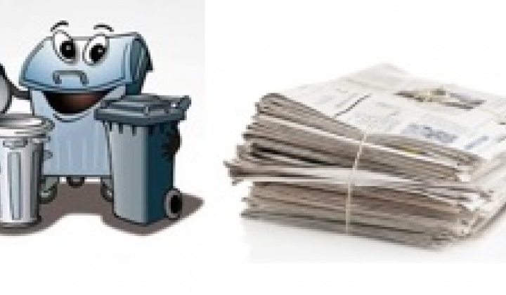 Fotka - Vývoz komunálneho odpadu a zber papiera