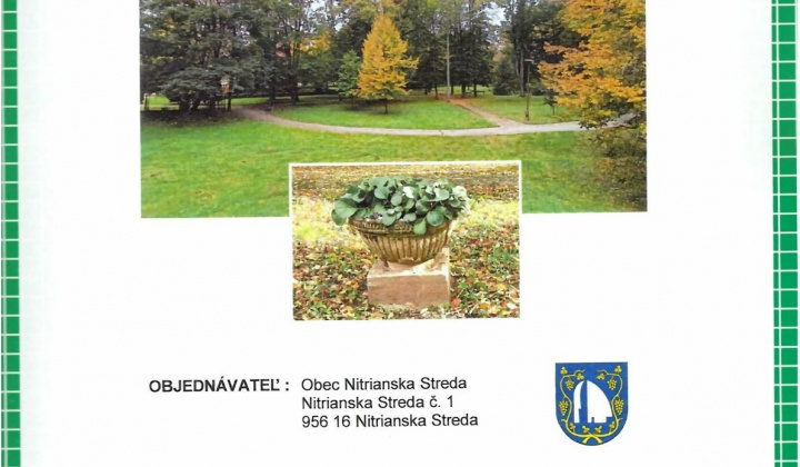 Fotka - Projektová dokumentácia k revitalizácii parku v obci Nitrianska Streda