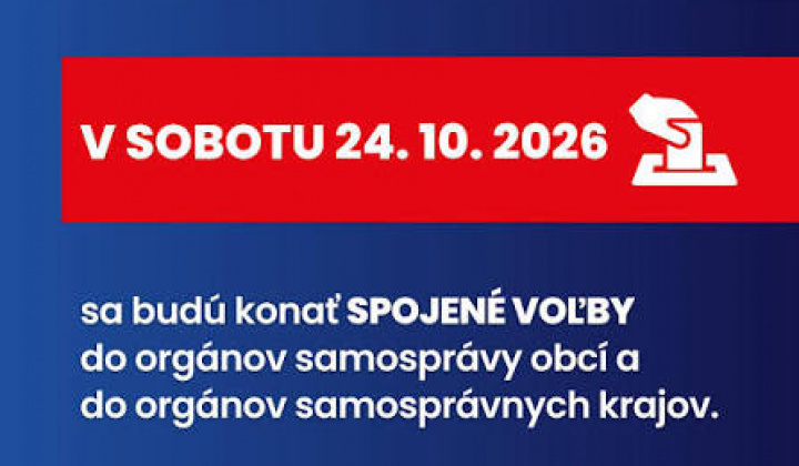 Fotka - Voľby do orgánov samosprávy obcí a do orgánov samosprávnych krajov 24.10.2026