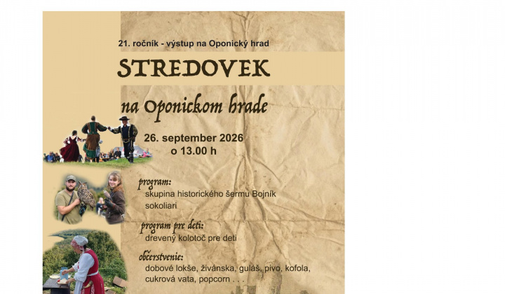 Fotka - Stredovek na Oponickom hrade